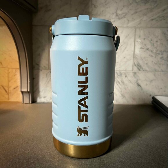 Stanley Other - Messi x Stanley 1913 IceFlow Flip Straw Jug 64 Oz. Ice Flow Blue